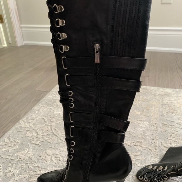 Lesilla leather boots made in Italy - Picture 6 of 16